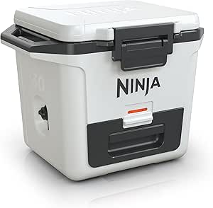 Ninja FrostVault Hard Cooler 30qt/28L, Premium Heavy-Duty Insulated Cool Box 5 year g