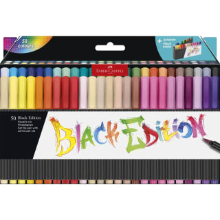 Faber Castell Brushpen Black Edition 50 Stuks voor €16,16 bij Joybuy