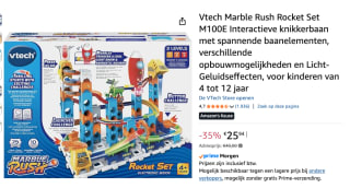 VTech knikkerbaan Marble Rush Rocket Set M100E voor €25,94 bij Amazon