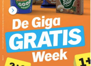 De giga gratis week bij Albert Heijn