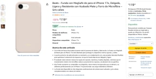Beats funda con MagSafe para iPhone 17e por $120 en Amazon