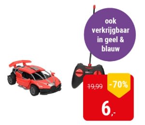 RC auto multifunctie voor €6 bij Lobbes