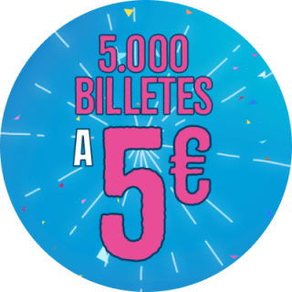 Tren 5.000 billetes a 5€ el 11/05 solo ese día