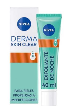 2xNIVEA Derma Skin Clear - Peeling Exfoliante de Noche 40ml por 8.04€