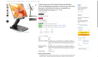 Soporte iPad Metálico por $199 | Oferta Amazon
