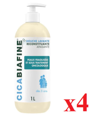 4 x Cicabiafine Jabón Líquido Corporal Calmante 1L con avena y pantenol por 23.96€