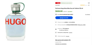Hugo Boss Man Eau de Toilette 125ml por $608 | Walmart