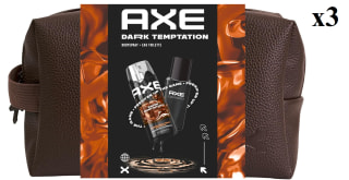 3 x Axe Neceser Duo Dark Temptation Higiene y cuidado personal para hombre por 25.81€