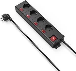 Hama 137257 Base múltiple (Interior, 1,4 m, 4 salidas AC, Tipo C, 230 V) por 13.70€