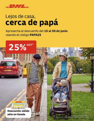 Cupón DHL: 25% de Descuento
