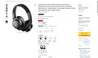Soundcore Q20i Audífonos ANC por $685 | Oferta Amazon