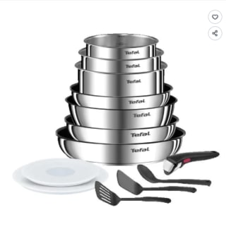 Batterie de cuisine Tefal Ingenio Emotion de 13 pièces à 89,99€