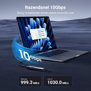 UGREEN NVMe M.2 SSD behuizing voor €17,99 bij Amazon