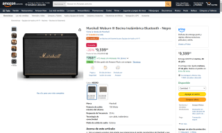 Bocina Marshall Woburn III por $9,399 | Oferta Amazon