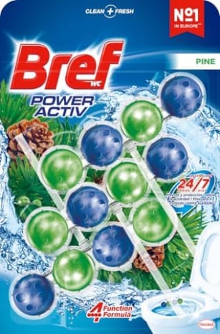 Bref Power Activ Pine Limpia Baño 3 Unidades por 3,41€
