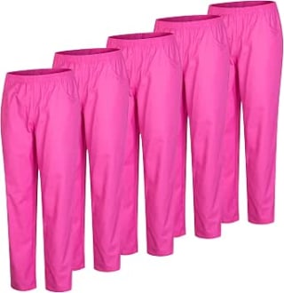 Paquetes 5 Unidades Pantalón Sanitarios Unisex Cintura elástica por solo 6.06€