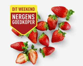 400 gram Hollandse aardbeien voor €1,99 bij de Aldi