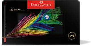 Faber-Castell SuperSoft 120 lápices de colores por $1,261 en Amazon