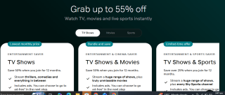 NOW TV Entertainment & Cinema Saver – £8.99/month (12-month contract)