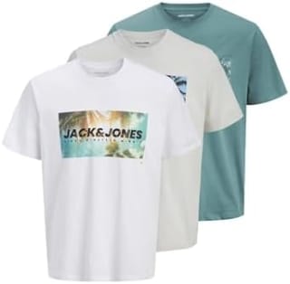 JACK & JONES Jjindiana tee SS Crew Neck 3Pk por 22,13€