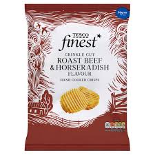 Tesco Finest Roast Beef Crisps 150g £0.86 (Hammersmith In-store