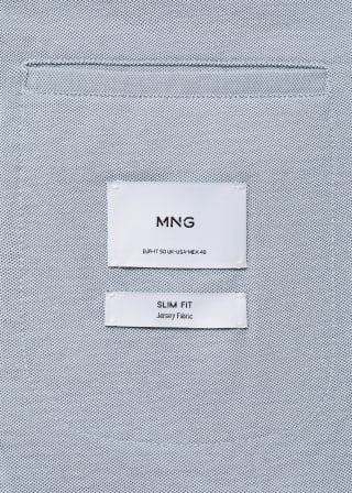 Americana Verner slim fit algodón por 13,99€ en Mango Outlet