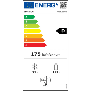 Inventum KV1808B koel-vriescombinatie voor €318,40 bij Expert