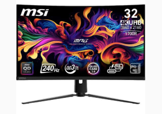 MSI MPG 321CURXDE QD-OLED computer monitor voor €909 bij. Caps