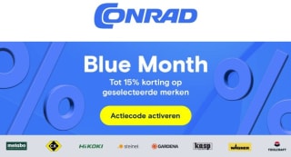 Tot 15% korting op geselecteerd gereedschap van topmerken bij Conrad