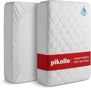 PIKOLIN Protège-matelas matelassé 135 x 190/200 cm pour 14,64€ chez Amazon