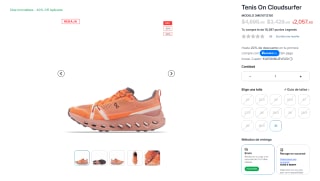 Tenis On Cloudsurfer Talla 31 por $2,057 | Oferta InnovaSport