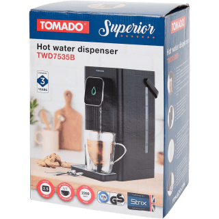 Tomado heetwaterdispenser TWD7535B voor €29,95 bij Action