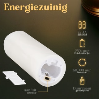 Aurae Led Kaarsen (9 stuks) voor €27,99 bij Bol