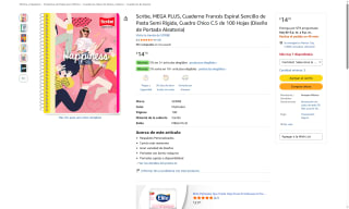 Cuaderno Scribe MEGA PLUS 100 hojas por $15 | Oferta Amazon
