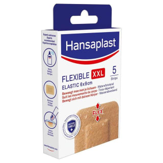 Hansaplast Flexible Elastic XXL Wondpleisters (2x5) voor €0,29 bij Farmaline