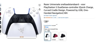 Razer - Oplaadstation PS5 Controller Standaard voor €28,26 bij Amazon