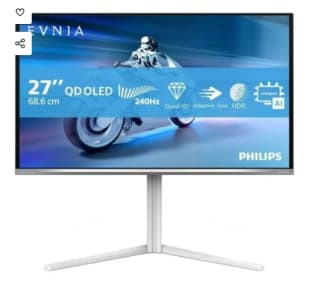 Écran PC Philips Evnia 6000 27M2N6501L 26,5'' Quad HD 240Hz QD-OLED à 465,99€
