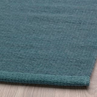 IKEA TIDTABELL Alfombra azul grisáceo 80x150 cm por 39,99€