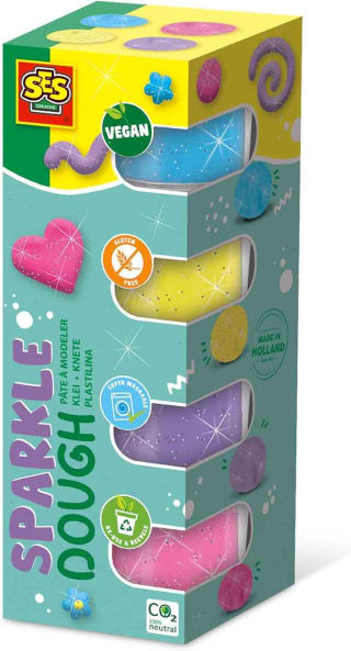 SES Creative Feel Good klei (4 x 90 g) voor €3,74 bij Amazon