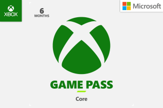 Abonnement Xbox Game Pass Core de 6 mois à 21,70€