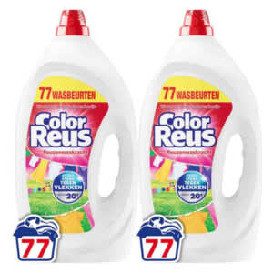 2x Witte Reus Color Reus Gel (154 wasbeurten) voor €16,99 bij Plein
