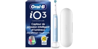 Brosse à dents électrique ORAL-B iO3 Series Ice Blue pour 49,99€ chez Boulanger