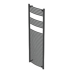 Flomasta 1800mm x 600mm 2890BTU Black Curved Towel Radiator for £29.99 at Screwfix