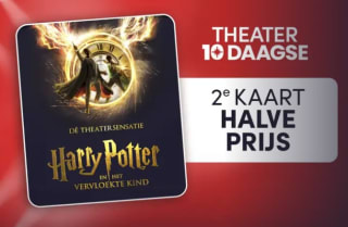 2e kaart halve prijs op Harry Potter Musical bij Stage Entertainment