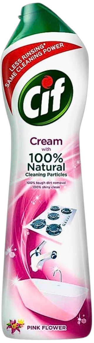 Cif Cream Schuurmiddel Pink Flower (8 x 500 ml) voor €9,95 bij iBOOD