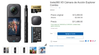 Cámara Insta360 X5 Acción $10,499 | Oferta Costco