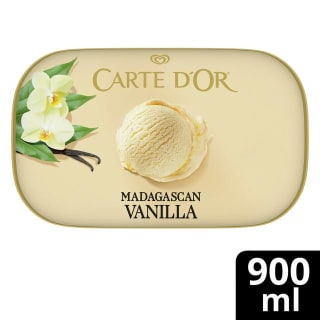 Carte D'or 900ml Madagascan Vanilla Ice Cream Tub for £1.95 at Sainsbury's