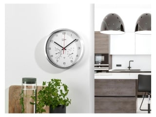 LIVARNO HOME Radiogestuurde wandklok voor €5,95 bij Lidl