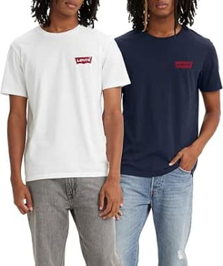 Levi's 2-Pack Crewneck Graphic Tee para Hombre por 22.95€