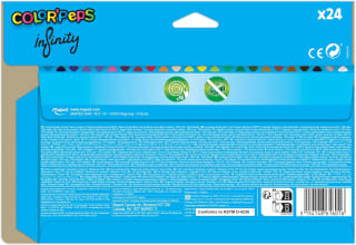 Maped Color'Peps Infinity kleurpotloden (24 stuks) voor €4,05 bij Amazon